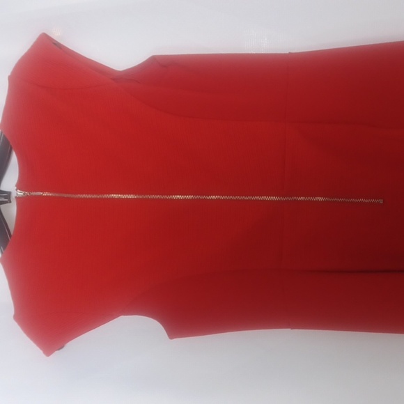 Y2k H&M Womens (S) Mindi Red Dress Office Siren - Picture 5 of 8